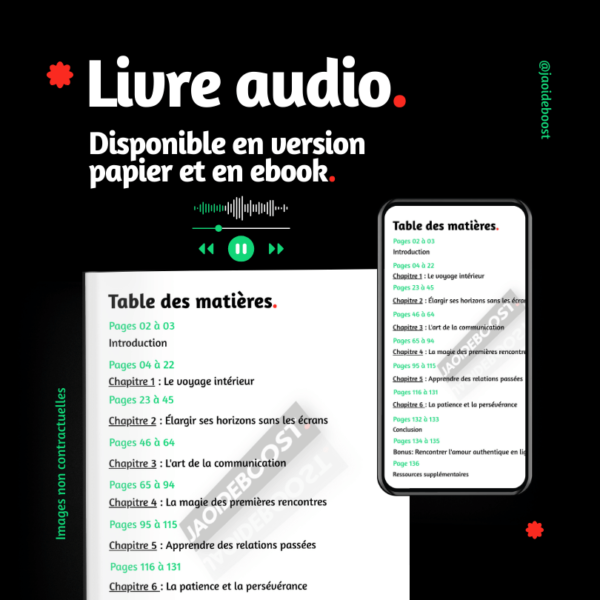 Livre Audio Trouver l'amour JaoideBoost