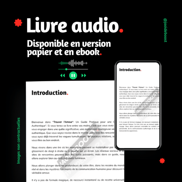 Livre Audio Trouver l'amour JaoideBoost